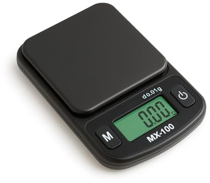 Weedness Fein-Waage milligramm 0,1g/600g - Taschenwaage Digital Briefwaage Tischwaage Goldwaage Mini Elektrisch Kleine Grow Anbau