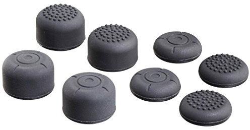 Hama „8in1“-Set Control-Stick Aufsätze für Nintendo Switch Joy-Con Controller (4 x XXL und 4 x reguläre Thumb-Stick Caps für verbesserten Grip) Analog-Stick Schutz-Kappen schwarz
