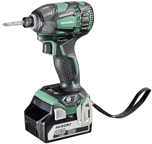 HIKOKI WH18DBDL2WP Atornillador, 18 V, Arándano