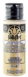 PLAID ENTERPRISES, INC. 99248 Extreme GLTTR Lack Goldtreasr, Goldener Schatz, Einheitsgröße
