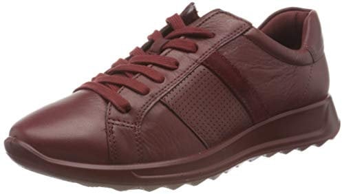 ECCO Damen Flexure Runner W SyrahSyrah OvidSuede Sneaker, Rot (Syrah/Syrah), 41 EU