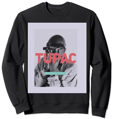 Tupac Offizielles Shut It Out Bandana-Foto Sweatshirt