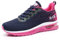 AFFINEST Donna Uomo Scarpe da Ginnastica Scarpe da Corsa Sportive Fitness Running Air Sneaker Basse Interior Casual all'Aperto Unisex Rosa Nero 36