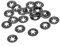 AMOYER 20pcs M3(3 * 9) Federstahl Sicherungsscheibe Gas Flachwellen Fastener innengezahnt Starlock Washer