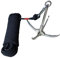 VICASKY Angelwerkzeug Grappling Haken Edelstahl Baum Klettern Haken mit Nylon Seil für Grappling Baum Gliedma?en Bergsteigen Wandern Werkzeug Baumkletterwerkzeug