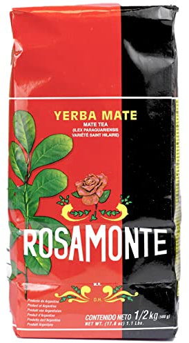 Rosamonte Yerba Mate Tè Tradizionale 500g | Yerba Mate Argentino | Bevanda disintossicante ed energetica