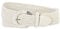 Allegra K Damen Gewebte Metallschnalle Taillengürtel Breite geflochtene Gürtel Creme 65-88cm/25.59-34.65