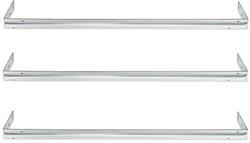 SOTECH 3 Stück Stahltraversen für 60 cm Unterschrank Stabilisierung von Herdumbauschrank, Spülschränken Montagewinkel für Schrankstabilisierung