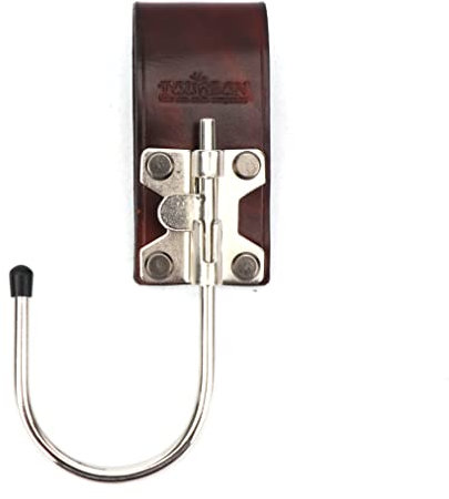OURBON Leather Drill Tool Holster Electricians Wire Carry Hanger Fits 3 Belt