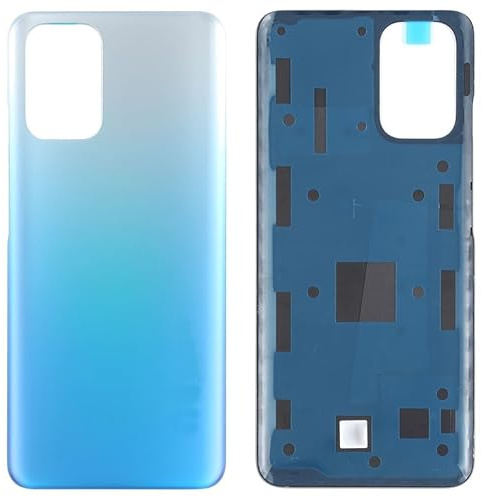 Genérico Tapa BATERIA para XIAOMI REDMI Note 10 Pro Trasera Cubierta Azul Glaciar Blanco