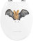 Mr. & Mrs. Panda Motiv WC Sitz Fledermaus Flügel - Geschenk, Tiermotive, Toilettendeckel, lustige Sprüche, Klodeckel, Gute Laune, Tiere, Klobrille,
