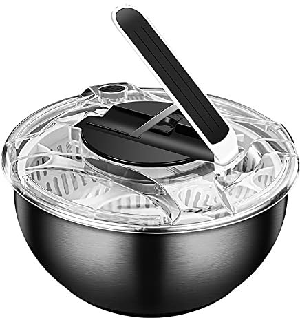 WXHN Vegetable Fruits Dryer Salad Spinner Lettuce Spinner Storage Drying Machine Useful Kitchen Tools Vegetable Dehydrator