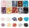 NBEADS 200g 10 Estilos Perlas de Chip de Piedras Preciosas, Cuentas de Piedra Natural Sin Agujeros, Cuentas Sueltas de Forma Irregular para Fabricación de Joyería, Manualidad para Regalo