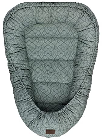 my junior® Nestchen My Cocoony Babynestchen für Neugeborgene | Kokon | Kuschelnest | Reisebett - Dew Green