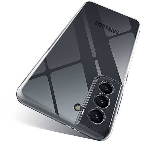 X-level für Samsung Galaxy S21 Hülle, Weiches Dünn Case, Durchsichtige | Transparent Slim Soft Silikon Handyhülle Crystal Clear Schutzhülle Stoßfest