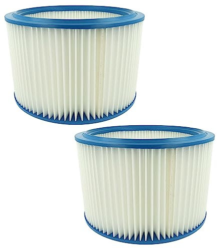 vhbw 2x Filterelement Ersatz für Nilfisk 107400562 für Nass-/Trockensauger - Feinstaubfilter