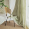 Sutuo Home Boho-Vorhang für Schlafzimmer, Wohnzimmer, Kinderzimmer, halbverdunkelnd, französisches Landhaus, Vintage, Leinen, Shabby Chic, Quasten, hohl, Fensterbehandlung, Bohemian-Drapierung, 1