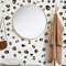 PLIGREAT 202 Stück Leoparden Punkt Wandtattoo für Schlafzimmer Wohnzimmer Modern Leoparden Dot Wandkunst Dekor Sofa Hintergrund Tür Flur Wandaufkleber 2 Blätter Große DIY Wandsticker Heimdekoration
