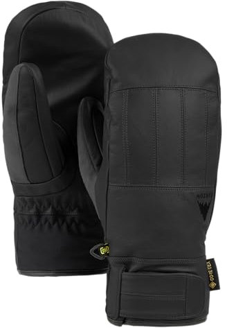 Burton Herren Gondy Gore-Tex Leder-Fäustlinge, true black, Mittel