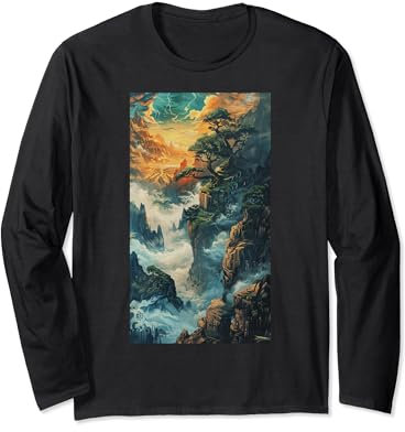 Huile Peinture Majestueux Vidéo Jeu Manche Longue