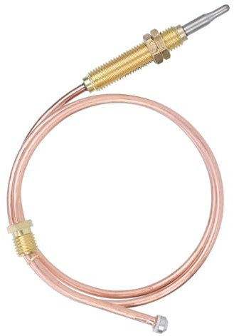 Segutage Sonda termocoppia da 600 mm, Parti per scaldabagno, Filettatura M8, bruciatore a Gas, Parte di Ricambio per caminetto e Barbecue, Accessori per stufe a Gas, braciere, Forno