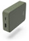 Hama Powerbank Colour 10 10000mAh (externer Akku mit 1x USB C + 1x USB A, Power Pack Zertifiziert, LED Anzeige, Akku Pack Handy Zubehör, Tablet, Bluetooth Box etc., tragbares Ladegerät klein) grün