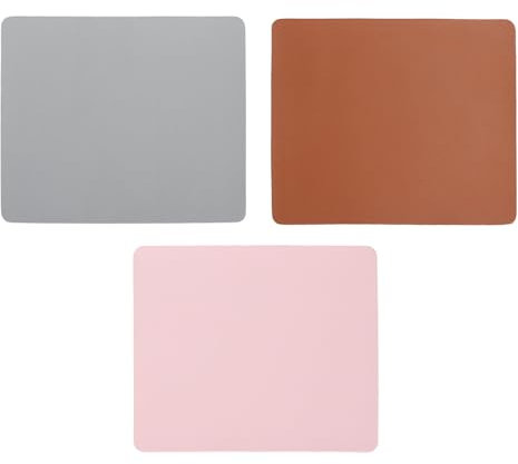 BLSYHDH 3-teilige Nähmaschinenunterlage, Nähmaschinen-Dämpfungsmatte, rutschfeste Gummi-Fußpedalmatte für Nähbegeisterte Frauen, Wasserdicht, Leicht zu Reinigen, 9,1 X 7,5 Zoll