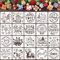 OOTSR 20stk Schablonen Set,15cm Zeichnung Malschablonen DIY Schablonen Santa Kinder Scrapbooking Wiederverwendbar Kunststoff Basteln Holz Deko