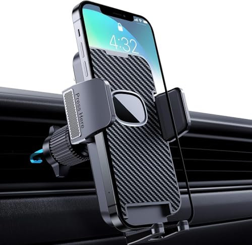 Car Phone Holder for Kia Tonic, Quick Release Automobile Cradles for Vent Phone Car Mount Mobile Phone Mount Air Vent Cradle