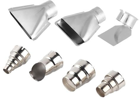 Heißluftpistolen-Düsen-Zubehör, Heißluftpistolen-Düsen-Zubehör, Heißluftpistolen-Düsen-Set, 1500–2000 W Heißluftpistolen-Aufsatz für Heißluft-Lötstation