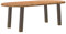 vidaXL Esstisch Hellbraun 220x100x74 cm Massivholz Eiche Oval, Küchentisch, Restauranttisch, Tisch Restaurant, Esszimmertisch, Bistrotisch