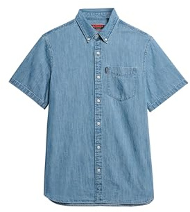Superdry Herren Vintage Athletic Langarm-Poloshirt