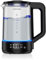 VERTENZ Harmony 30 | SMART Wasserkocher 1,7L mit App-Steuerung | 2000W | 5 Temperaturstufen | LED-Beleuchtung | Glas & Edelstahl | Warmhaltefunktion | Cool-Touch | TUYA Smart | 360° Basis