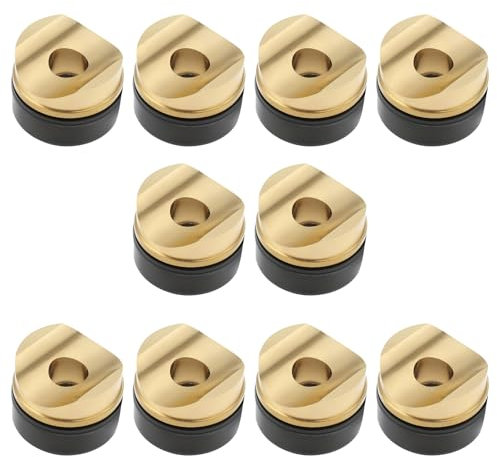 ECSiNG 10PCS Brass Seal Sprayer Tip Gaskets 11x8.2mm for Airless Paint Sprayer Nozzle Seal