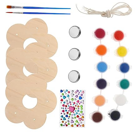 SUPVOX 3pcs Bird Feeder Kit for Unfinished Graffiti Craft Painting Promote Hands Ability and Creative Thinking present for Christmas and Birthdays