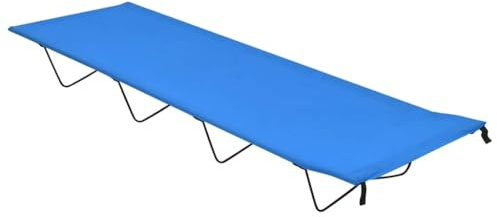 Runheo Campingsängar STK 180 x 60 x grå av Oxfordtyg stål bärbar, vikbar, kompakt stabil för utomhus, camping, vandring, trädgård, strand, festival