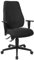 Topstar LT0BK BC0 Bürostuhl Lady Sitness schwarz mit höhenverstellbaren Armlehnen, 111 x 56 x 45