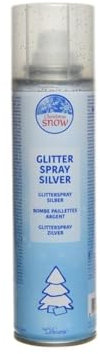Izaneo Glitter-Spray, Weihnachten, silberfarben