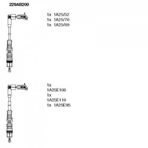 Bremi 229AB200 Zündleitungssatz