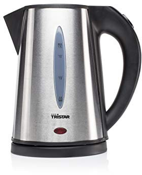 Tristar WK-1338 - Hervidora con exterior en acero inoxidable, 1,7 l