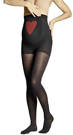 ITEM m6 - MAMA TIGHTS | schwarz | M | Petite | Umstandsstrumpfhose mit Kompression im 50 DEN Look