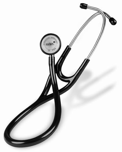 Kardiologie Stethoskop Doppelschlauchsystem mit Doppelkopf aus Edelstahl