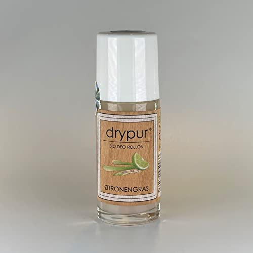 drypur • BIO DEO Rollon • Zitronengras • natürlich • ohne Aluminium, Alkohol oder künstliche Zusätze • Naturkosmetik • Deodorant im Deo Roller • vegan