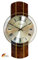 Zeit.Punkt Aarau Wanduhr Pendeluhr, Made IN Germany, Wurzelholz Nuss - 345409