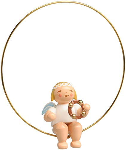 Wendt & Kühn Christbaumengel im Ring, mit Schellenring, Margarittenengel