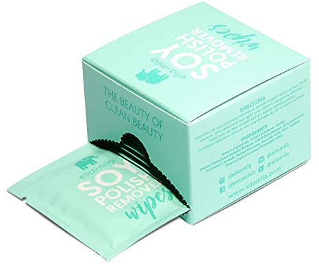 Ella+Mila Soy Nail Polish - Acetone Free, Unscented Vitamin A, C, E Oil 12-Pack