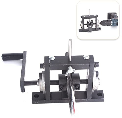 VISLONE 1 Messer Abisolierzange, Manuelle Kabelschälmaschine Bohrer Anschließbar, Kupferschrott Kabelschälmaschine Schrottkabel-Abziehmaschinen für 1-30 mm (1)