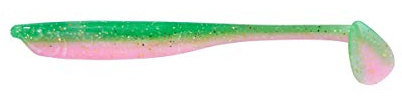 Balzer Shirasu Z-Shad Zander Shads - 3 Gummifische, Größe/Gewicht/Farbe:6.5cm / 1.5g / Electric Chicken