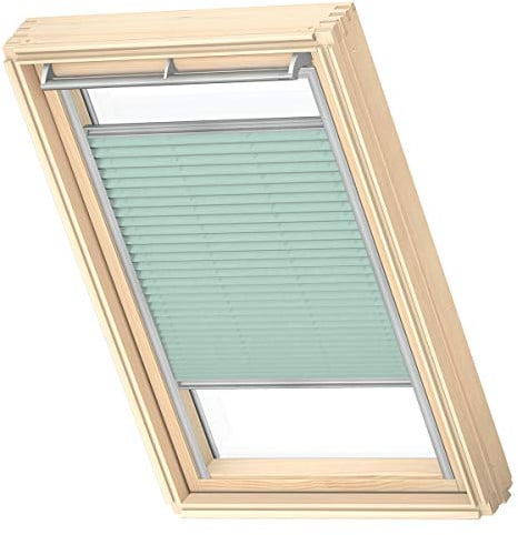 VELUX Dachfenster Plissee, S08, SK38, Mint | Lichtanpassung, schwebende Positionierung, einfache Montage