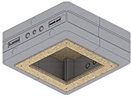 Revox Inwall I52 / I82 Einbaulautsprecher für Wände weiß (Einbaugehäuse für Inwall 82)